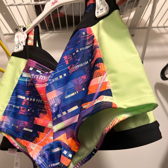 Justice swim suit, new  girls (XL) 16/18 tag still on - Picture 2 of 4
